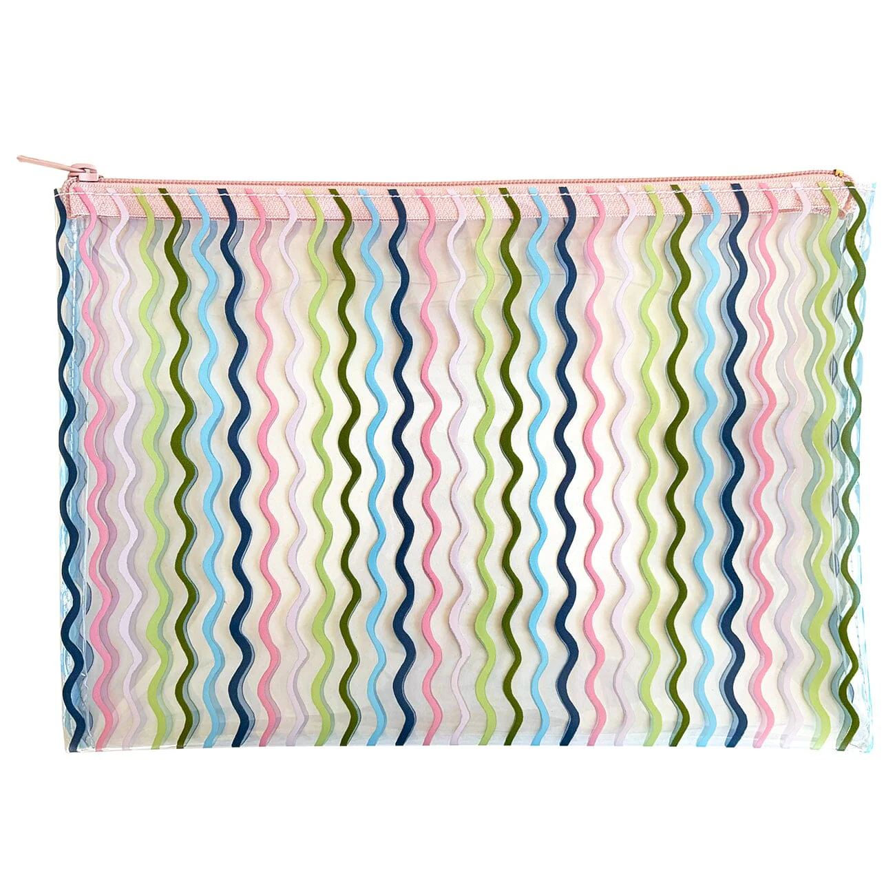 Rainbow Squiggle PVC Bag