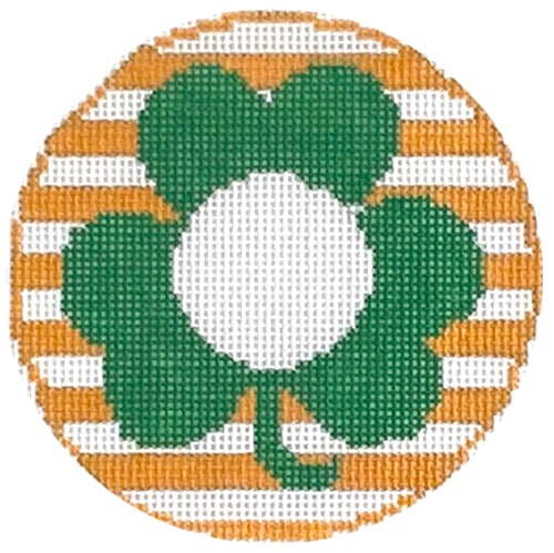 Shamrock Monogram Round