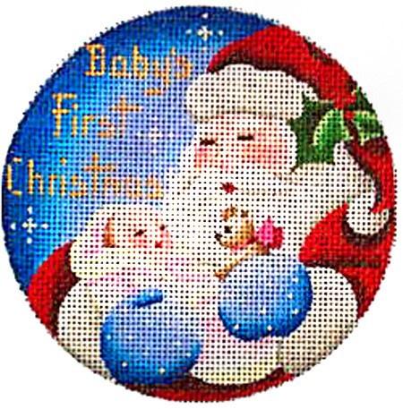 Baby's First Christmas with Santa - Girl