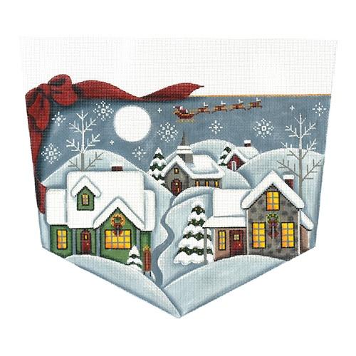 Christmas Eve Stocking Topper on 18