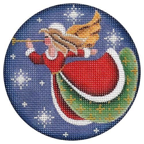 Horn Angel Ornament