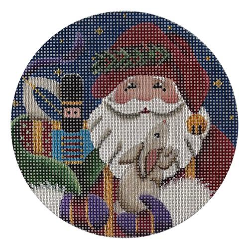 Woodland Santa Round