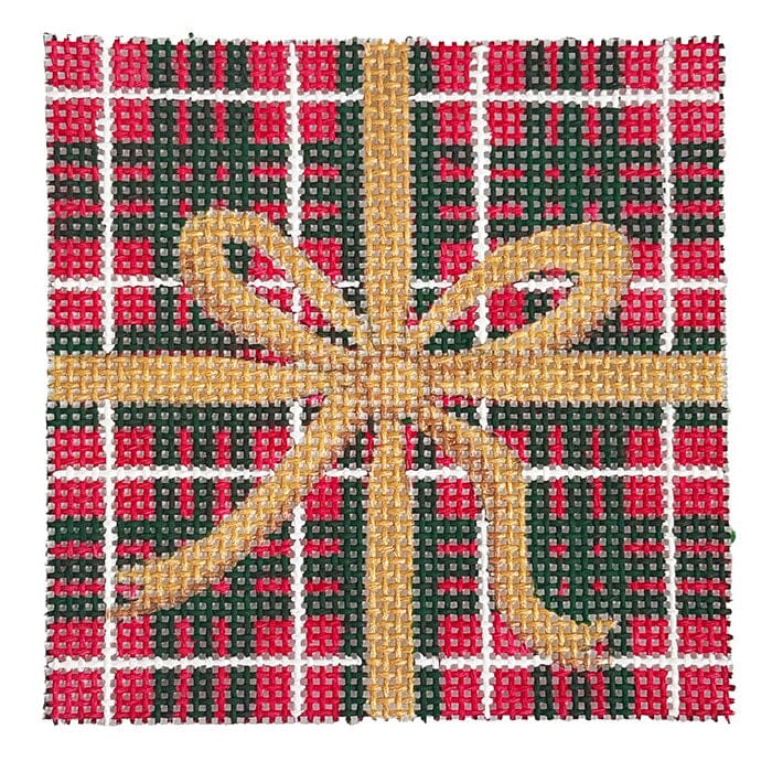 Green/Red Plaid w/Gold Bow Package 4x4