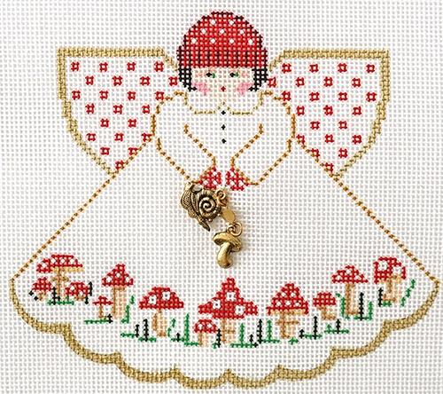 Red & White Mushrooms Angel