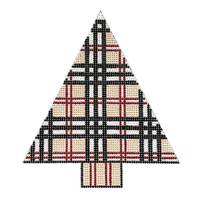 Tan & Black Plaid Tree