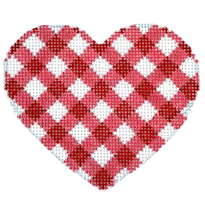 Red Gingham Heart