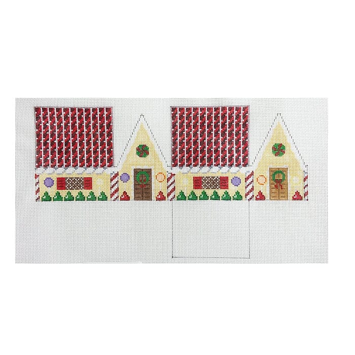 Red Licorice and Chocolate, 3D Gingerbread House