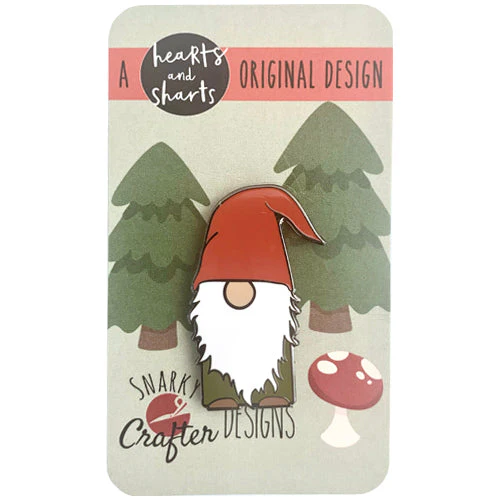 Red Slouchy Hat Gnome Needleminder - Image 2