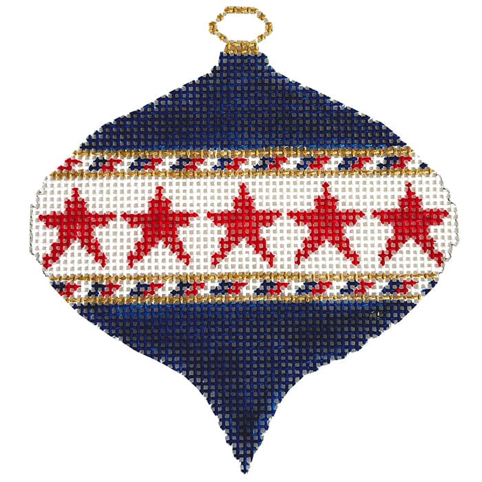 Red Stars on Navy