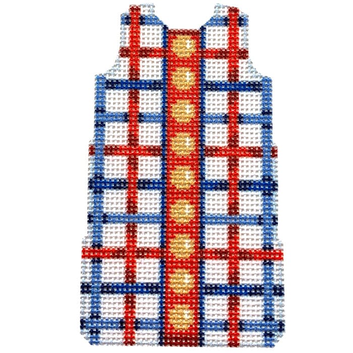 Red/White/Blue Lattice Mini Shift