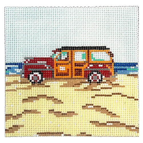 Red Woody Coaster