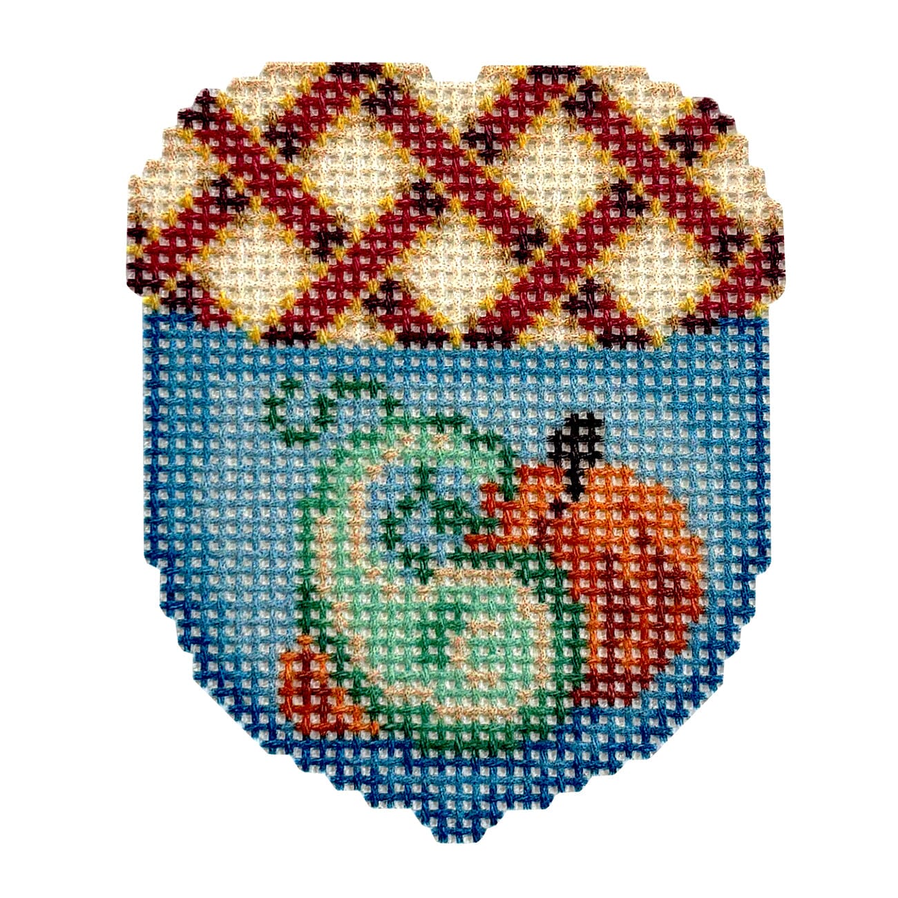 Red Woven Cap/Gourd Acorn