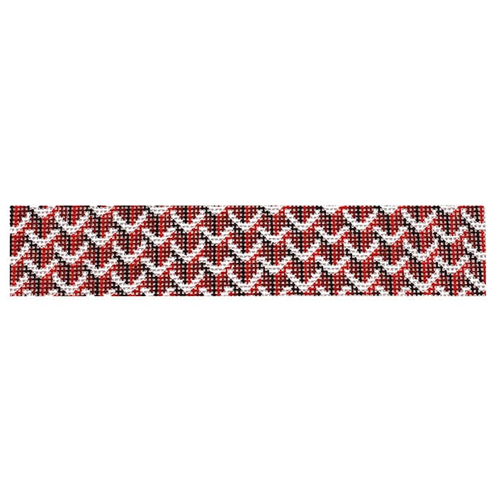 Red Y Pattern Keychain