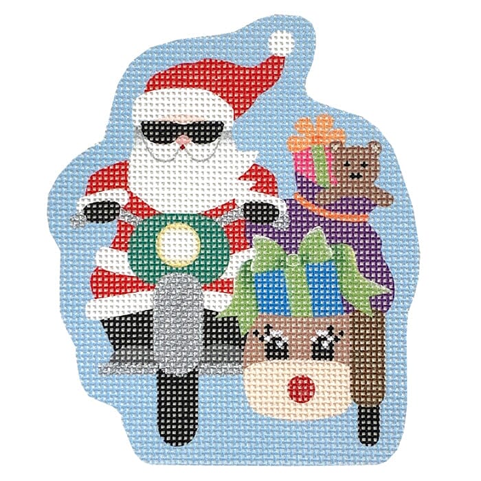 Reindeer Sidecar Santa