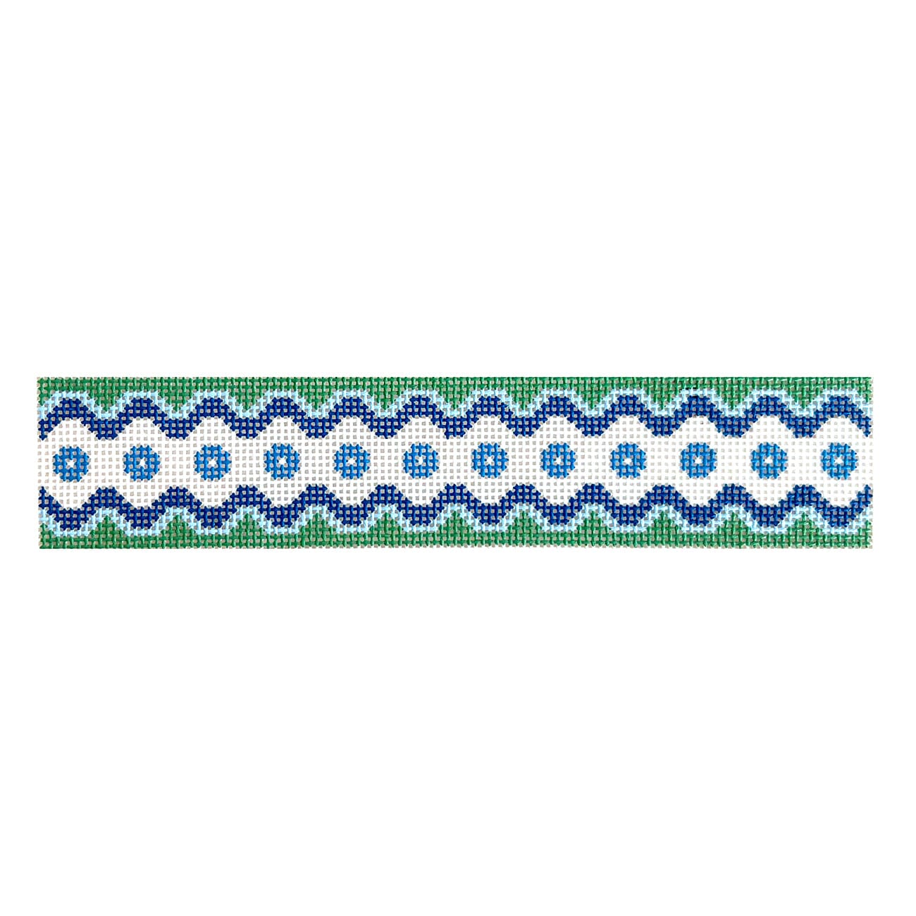 Ric Rac Key Fob - Blue and Green