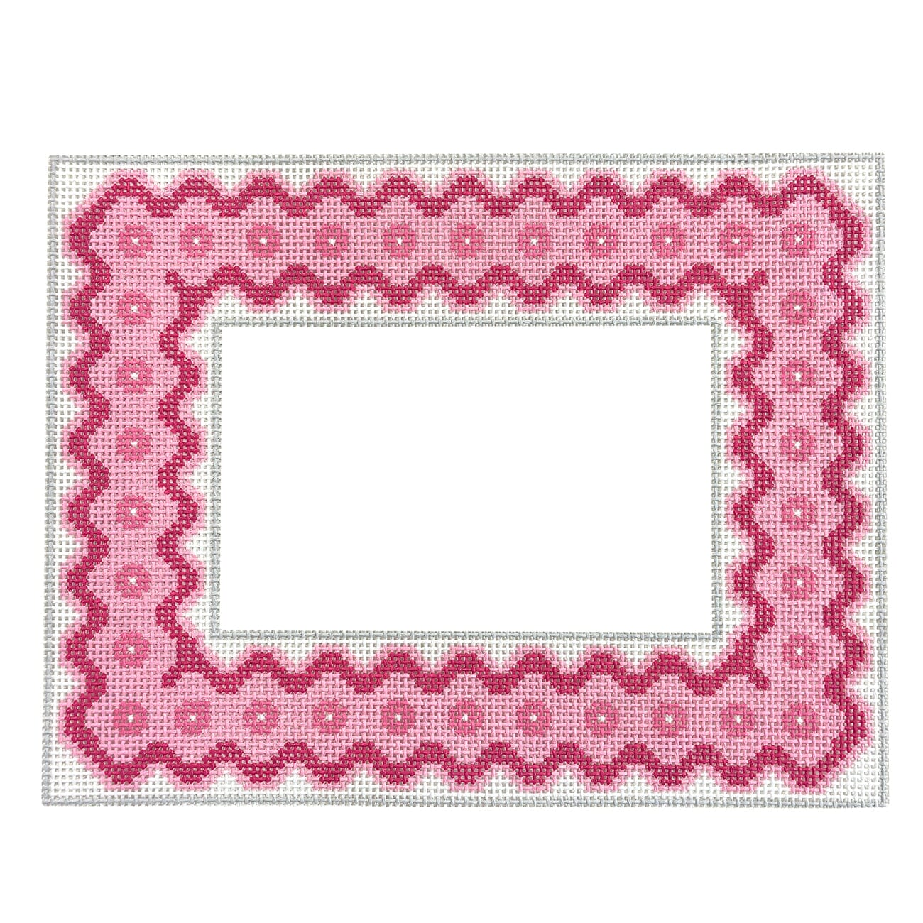 Ric Rac Picture Frame - Pink 4x6
