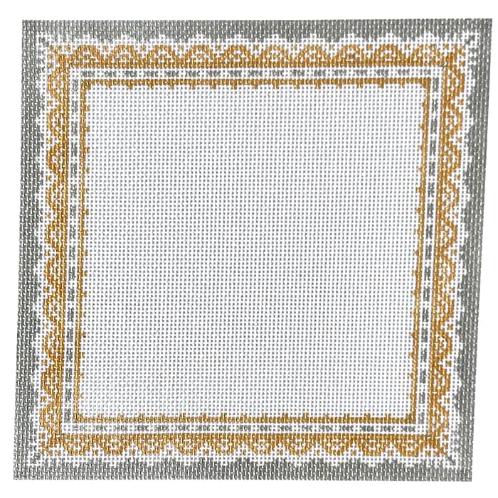 Ring Bearer Pillow Silver & Gold