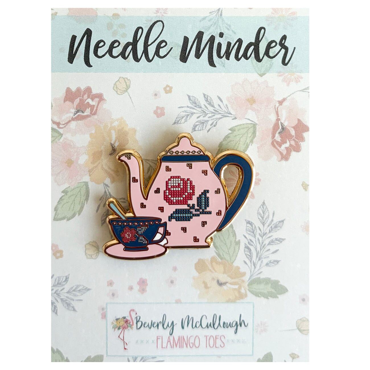 Roses Tea Set Needleminder