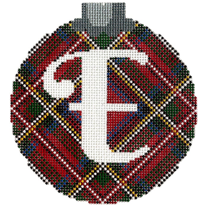 Royal Stewart Ornament Letter E