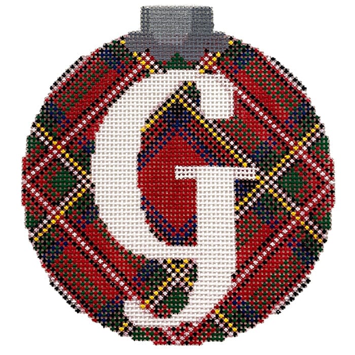 Royal Stewart Ornament Letter G