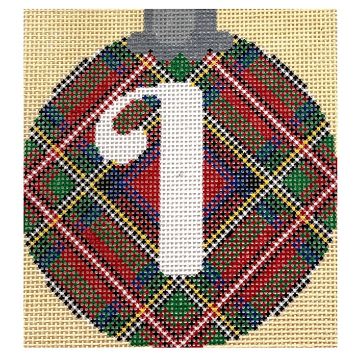 Royal Stewart Ornament Letter I
