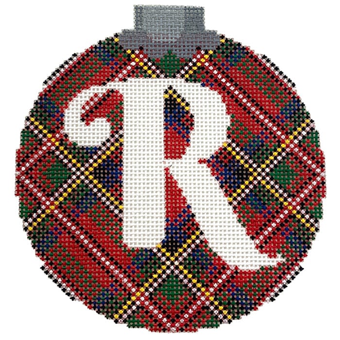 Royal Stewart Ornament Letter R