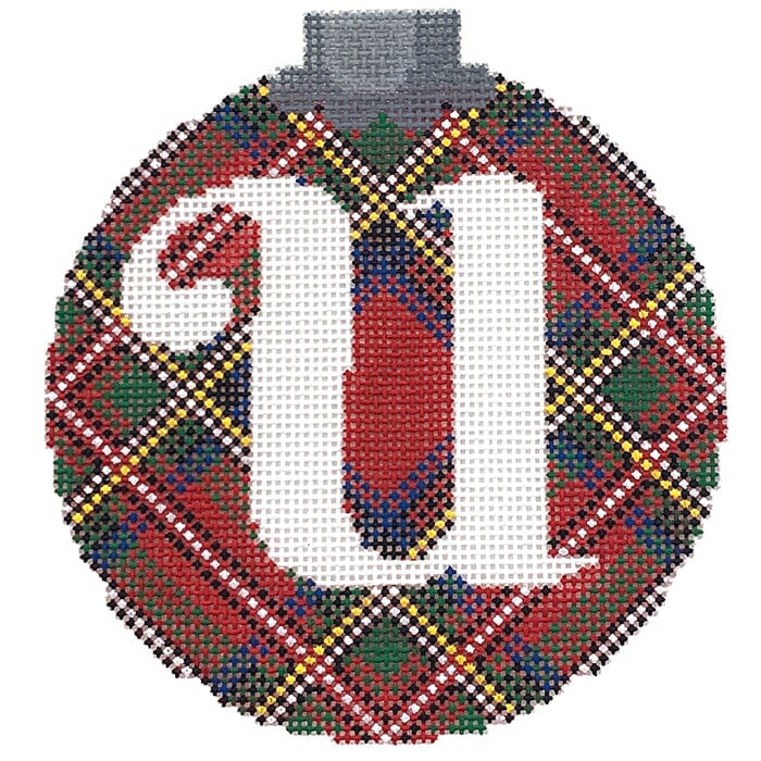Royal Stewart Ornament Letter U