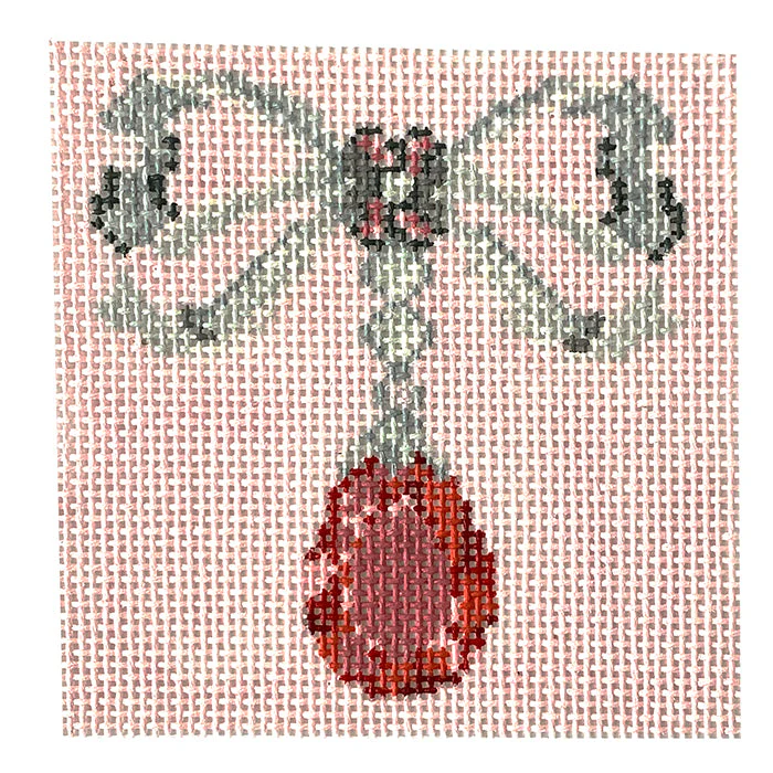 Ruby Drop Brooch