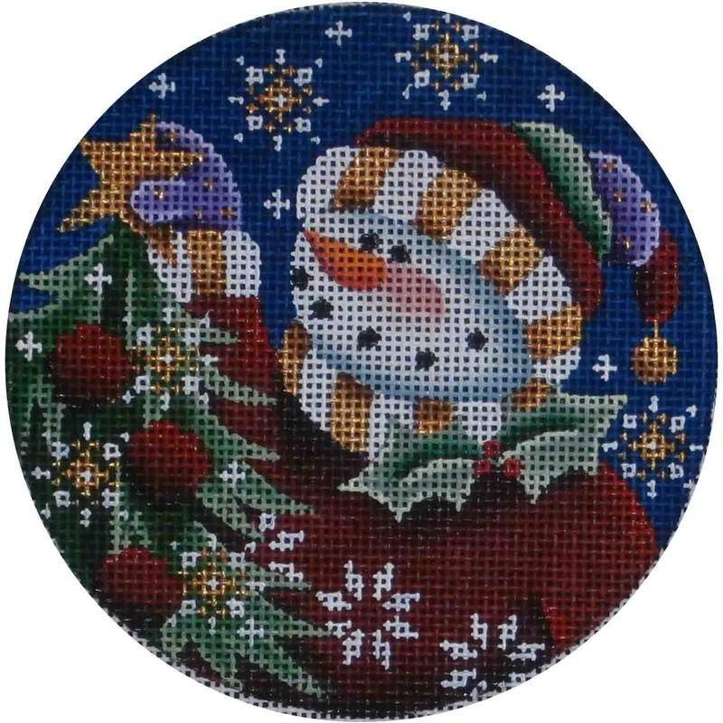 Snowman Star Round