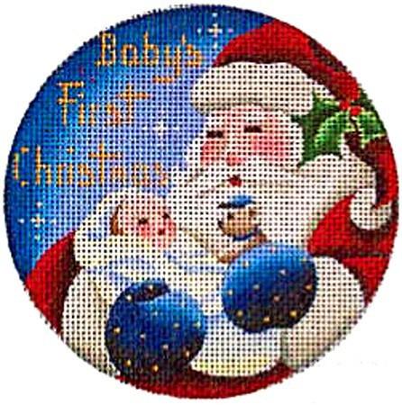 Baby's First Christmas with Santa - Boy