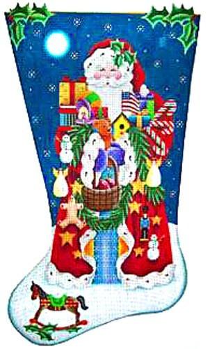 Americana Santa Stocking on 18 TTL