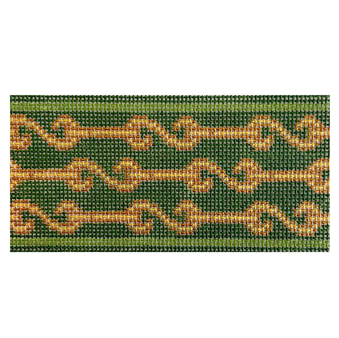 Green/Gold S Clasp 3x6
