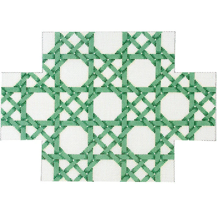 Sage Caning Pattern Brick Cover