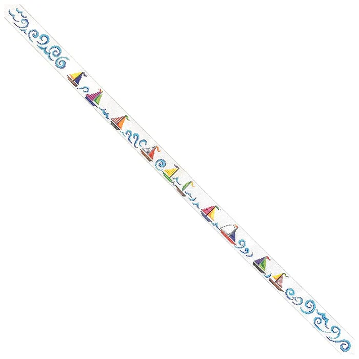 Sailboat belt on White
