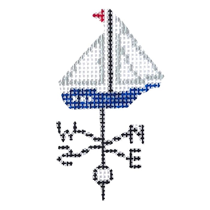 Sailboat Weathervane on 14 - Maine Collection