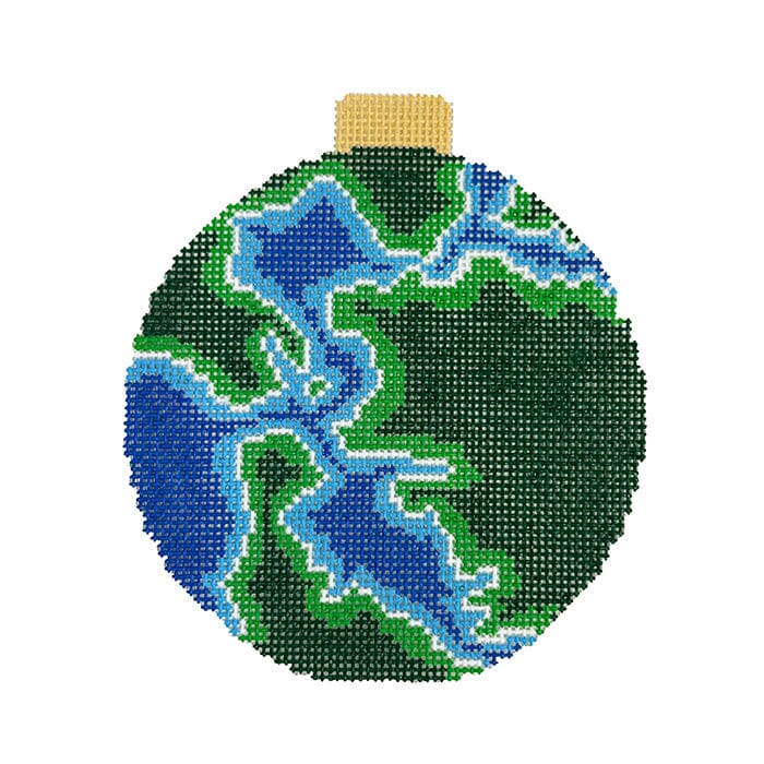 San Francisco Bay Map Ornament