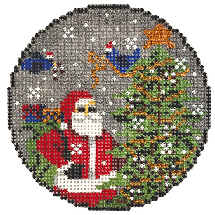 Santa and Birds Round