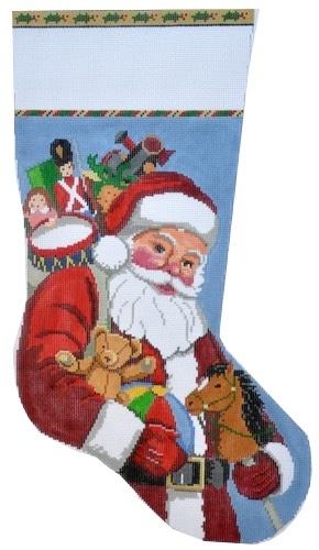 Santa Carrying Toys, Stocking