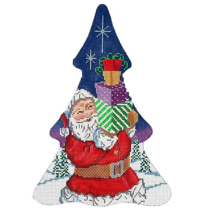 Santa Claus Christmas Tree Shape