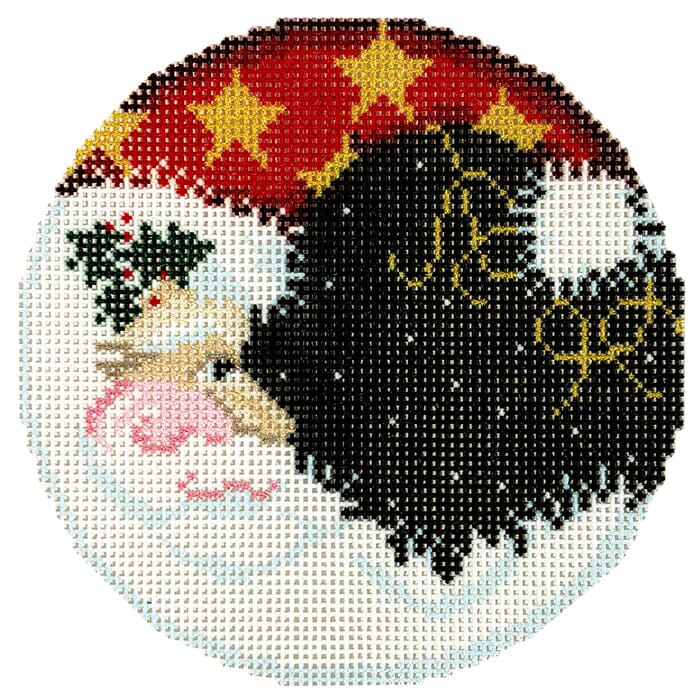 Santa Moon Round