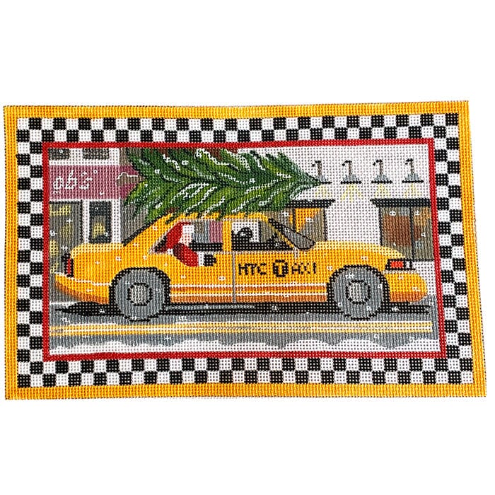 Santa NYC Cab