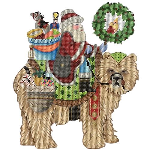 Santa on Grizzly Bear