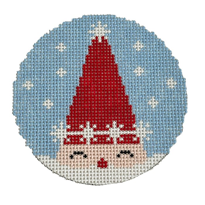Santa Peeking Round