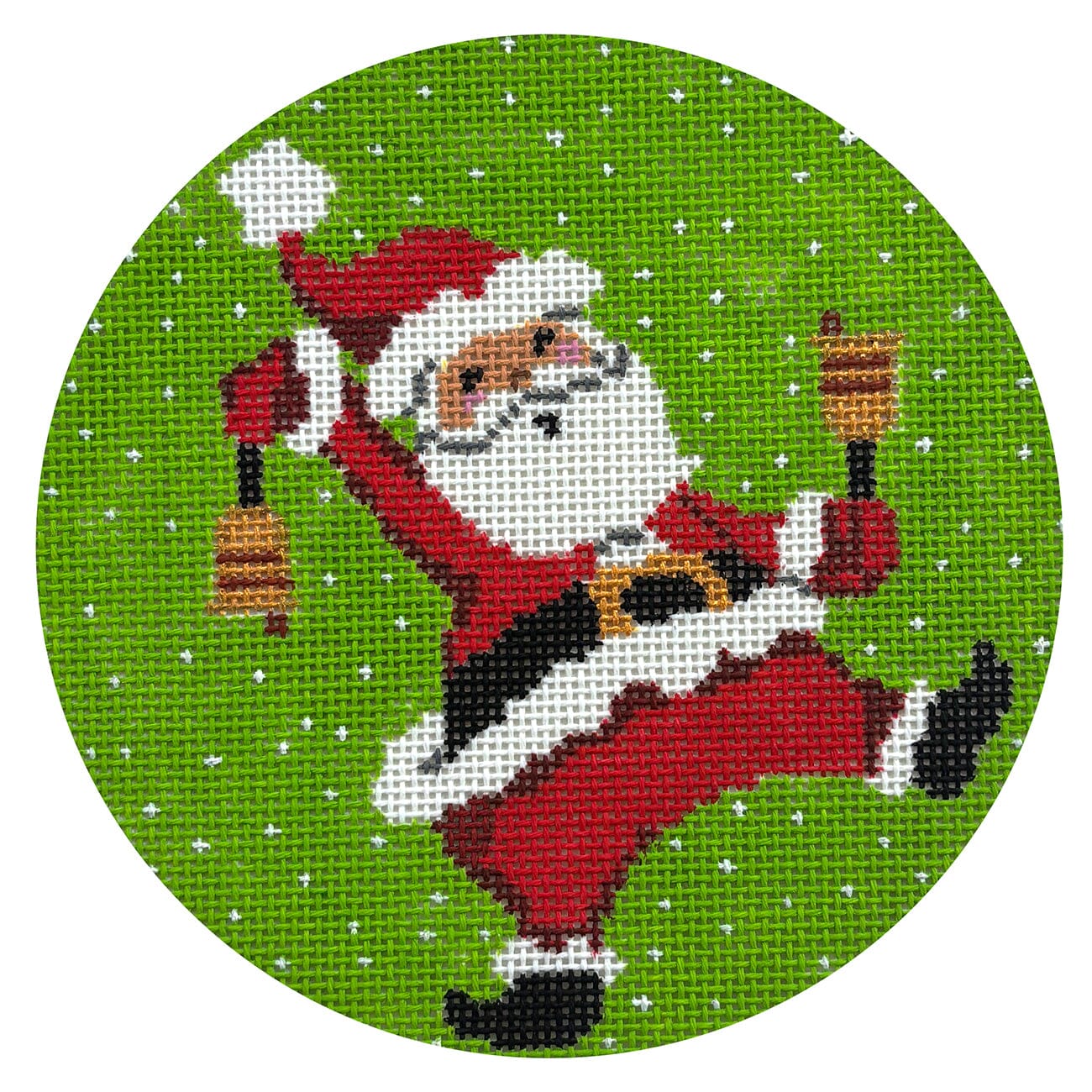Santa Ringing the Bells Round