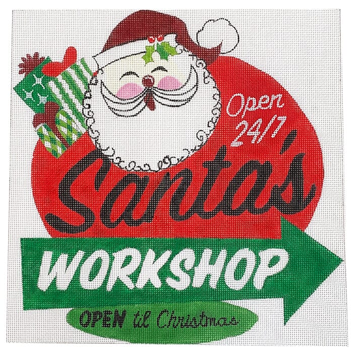 Santa’s Workshop Sign