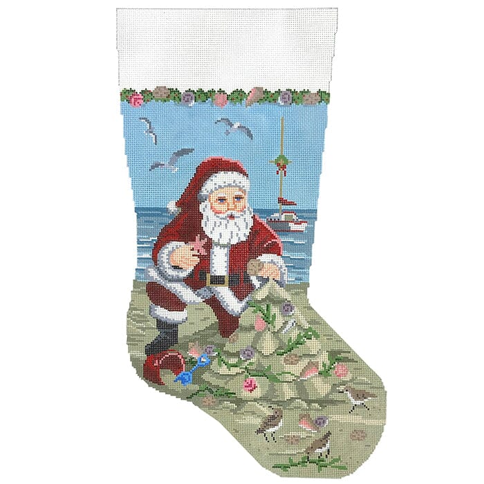 Santa, Sandcastle Christmas Tree, Stocking