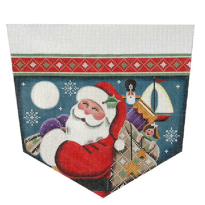 Santa's Bag Stocking Cuff