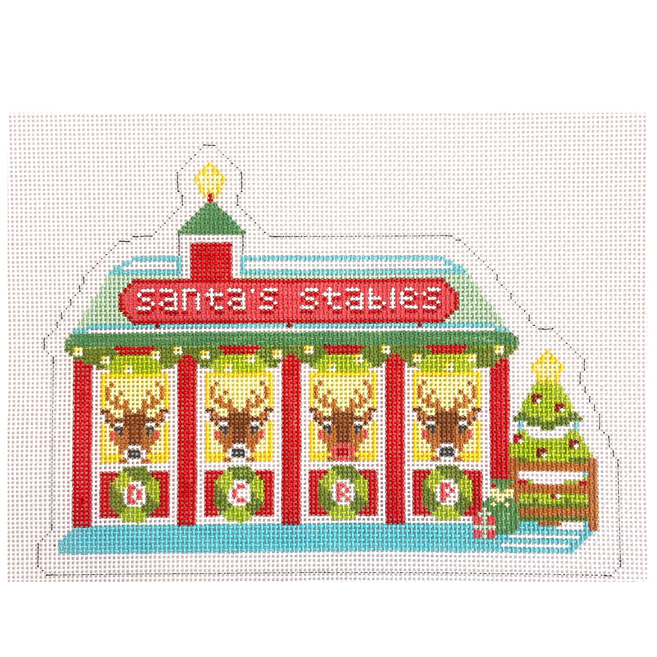 Santa's Stables Christmas Village