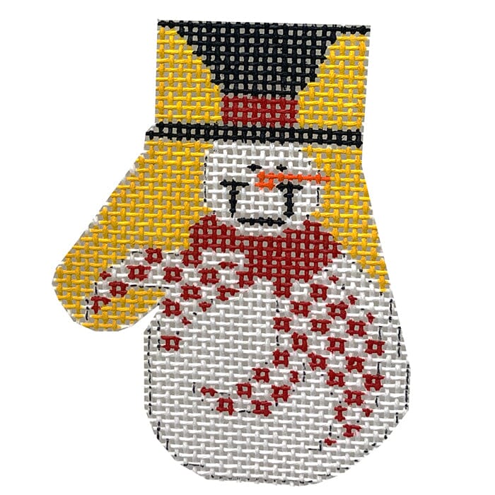 Saucy Snowman Mitten with Stitch Guide