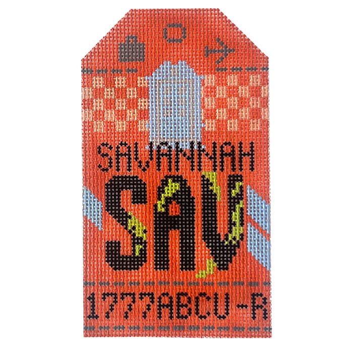 Savannah SAV Retro Travel Tag